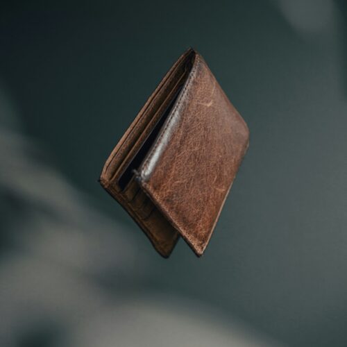 Genuine Leather Wallet Men's Executive Leather & Watch Gift Set