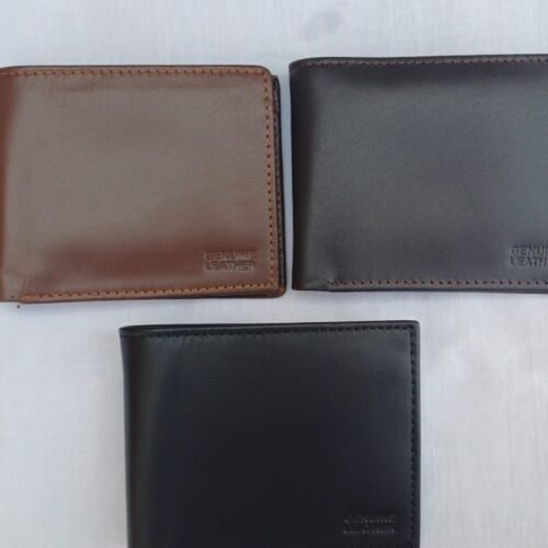 Genuine Leather Wallet for Men Genuine leather wallet for men - classic bi-fold brown