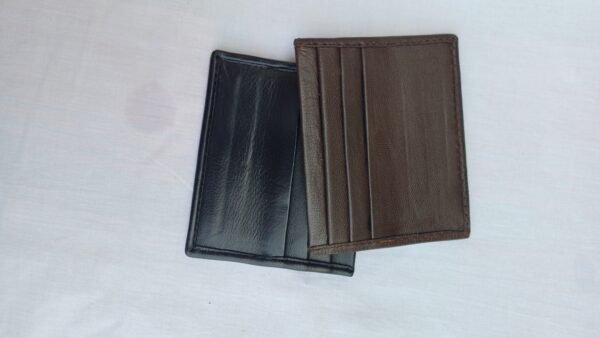 Card holder wallet for men - minimalist genuine leather