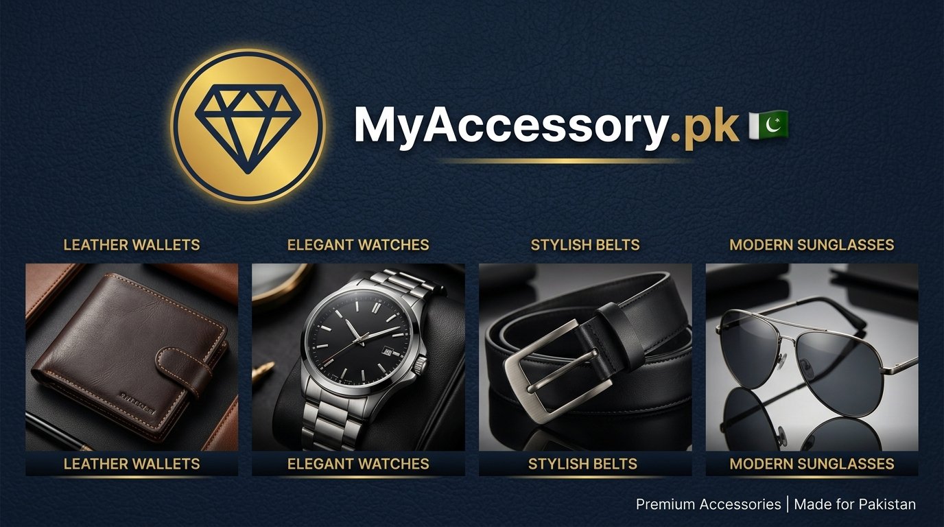 myaccessory-pk-leather-wallets-belts-hero-banner MyAccessory.pk premium leather wallets, belts, and luxury accessories collection banner